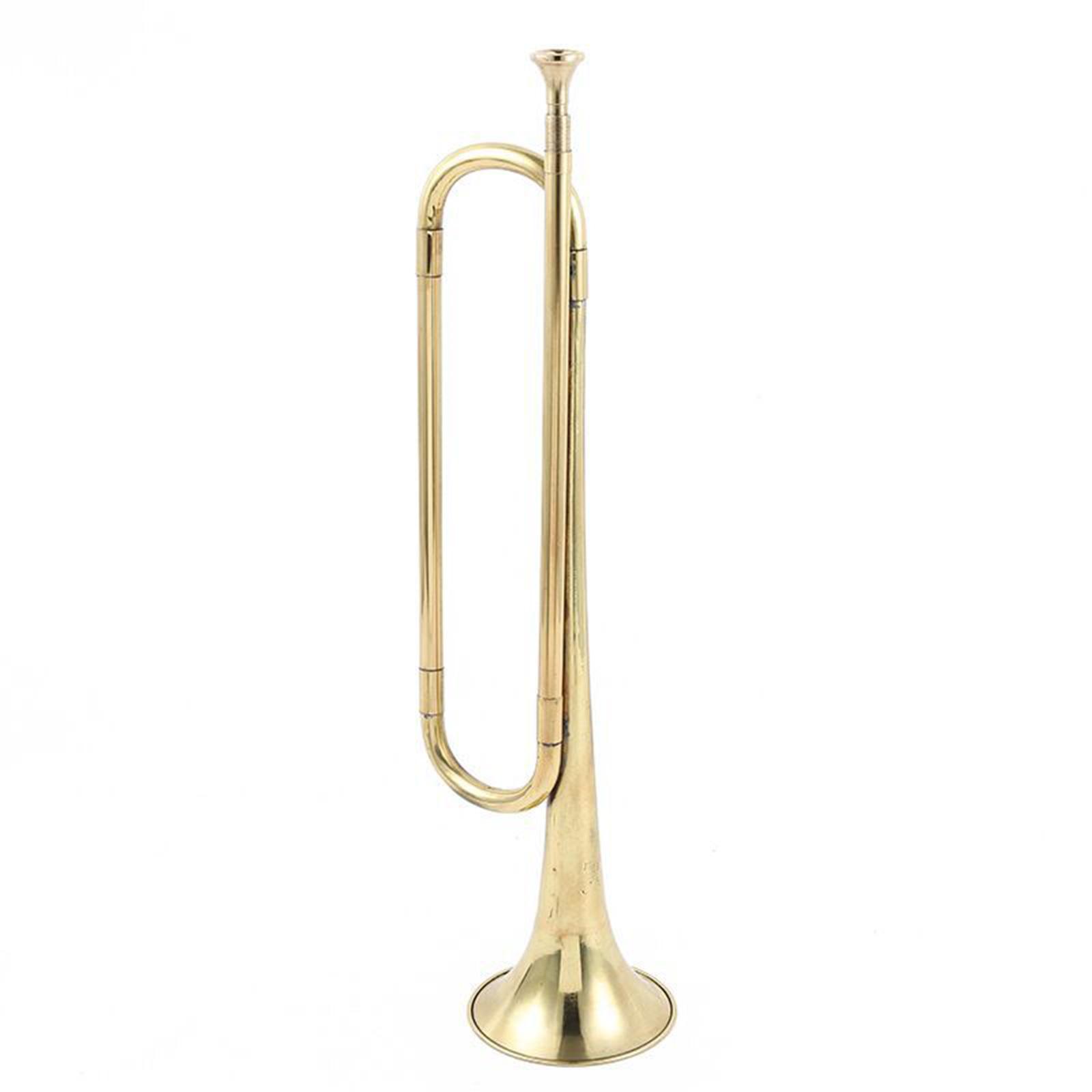 Brass Bugle Trumpet C Flat Mar - Musical Instrument Bugle recension och pris
