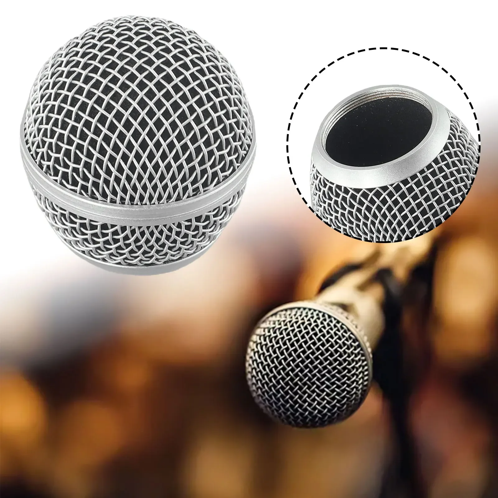 1 Pc Microphone Mesh Head Meta - Shure Mic Mv7 recension och pris