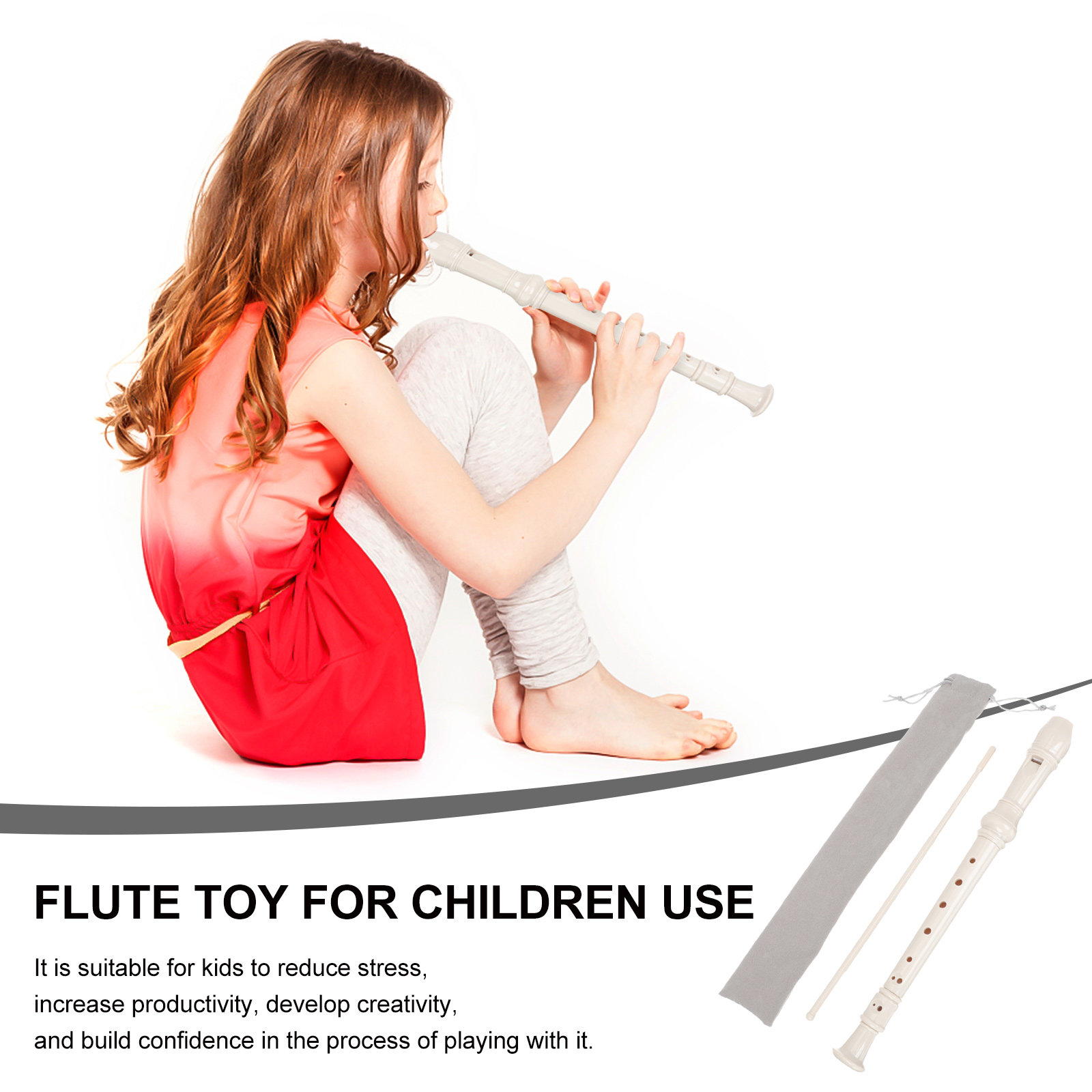 8-Hole Soprano Recorder for Ki - Soprano Recorder Plastic recension och pris